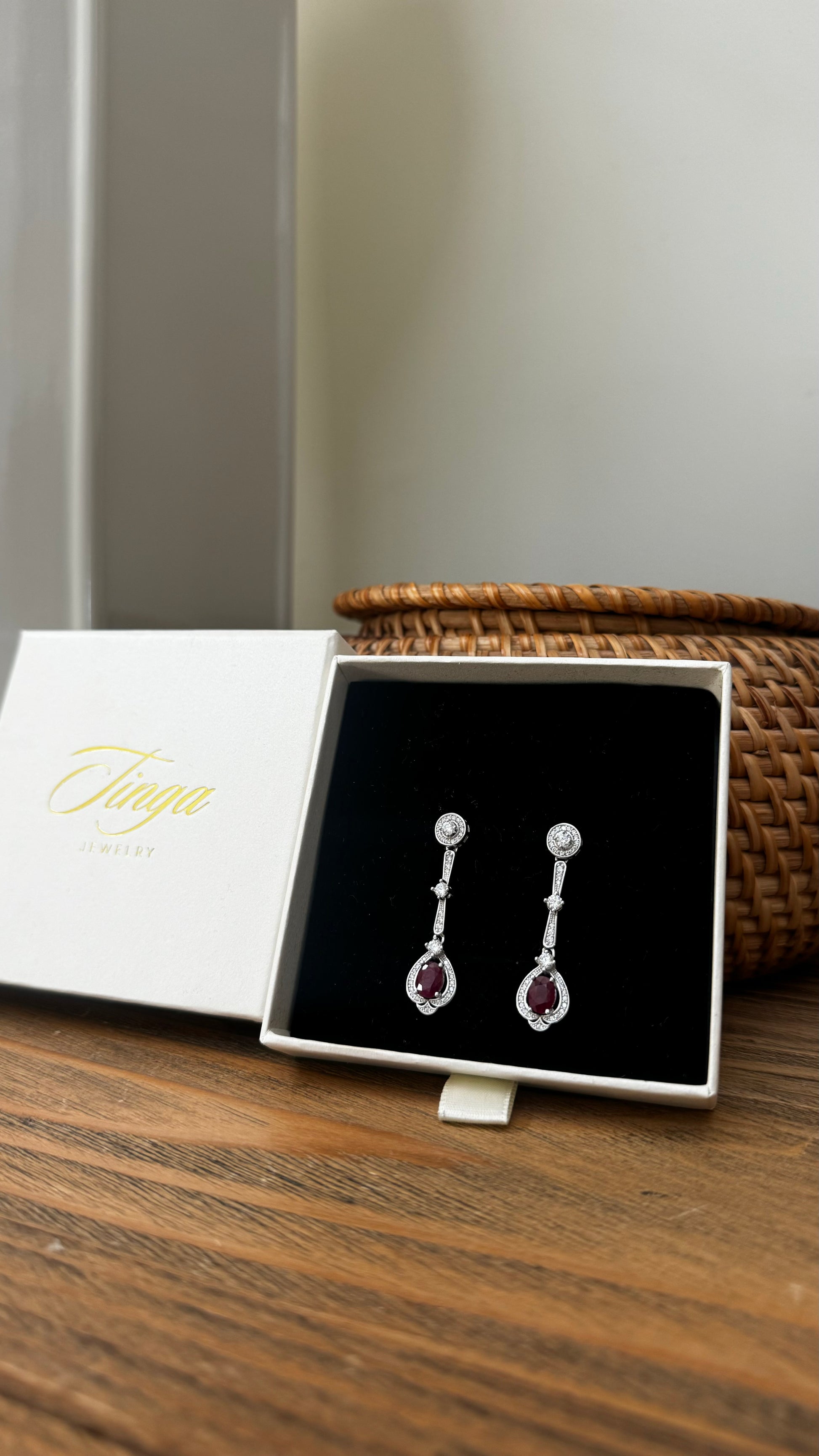 Pendientes Alcázar Esmeralda