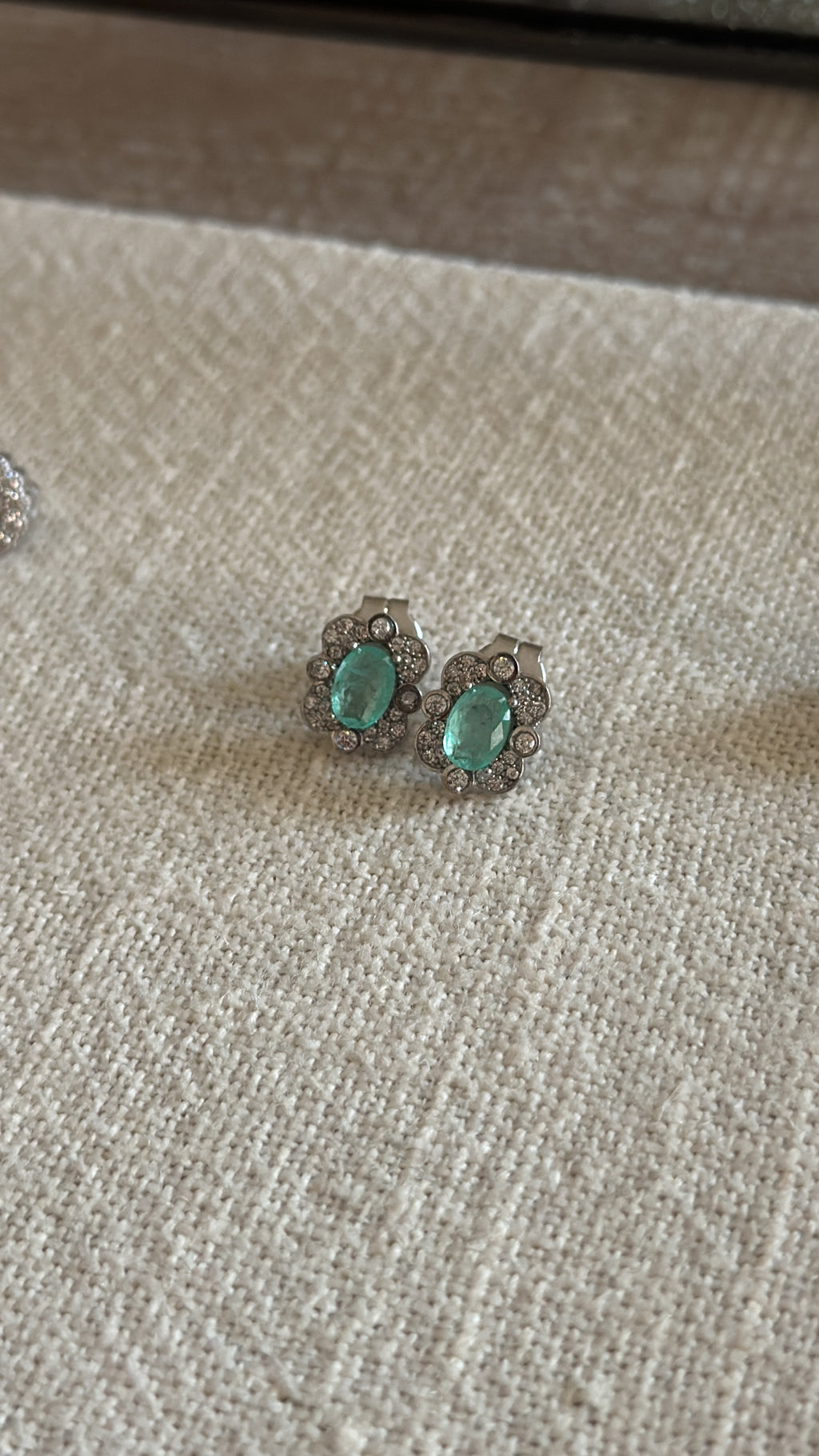 Pendientes Esmeralda Califal