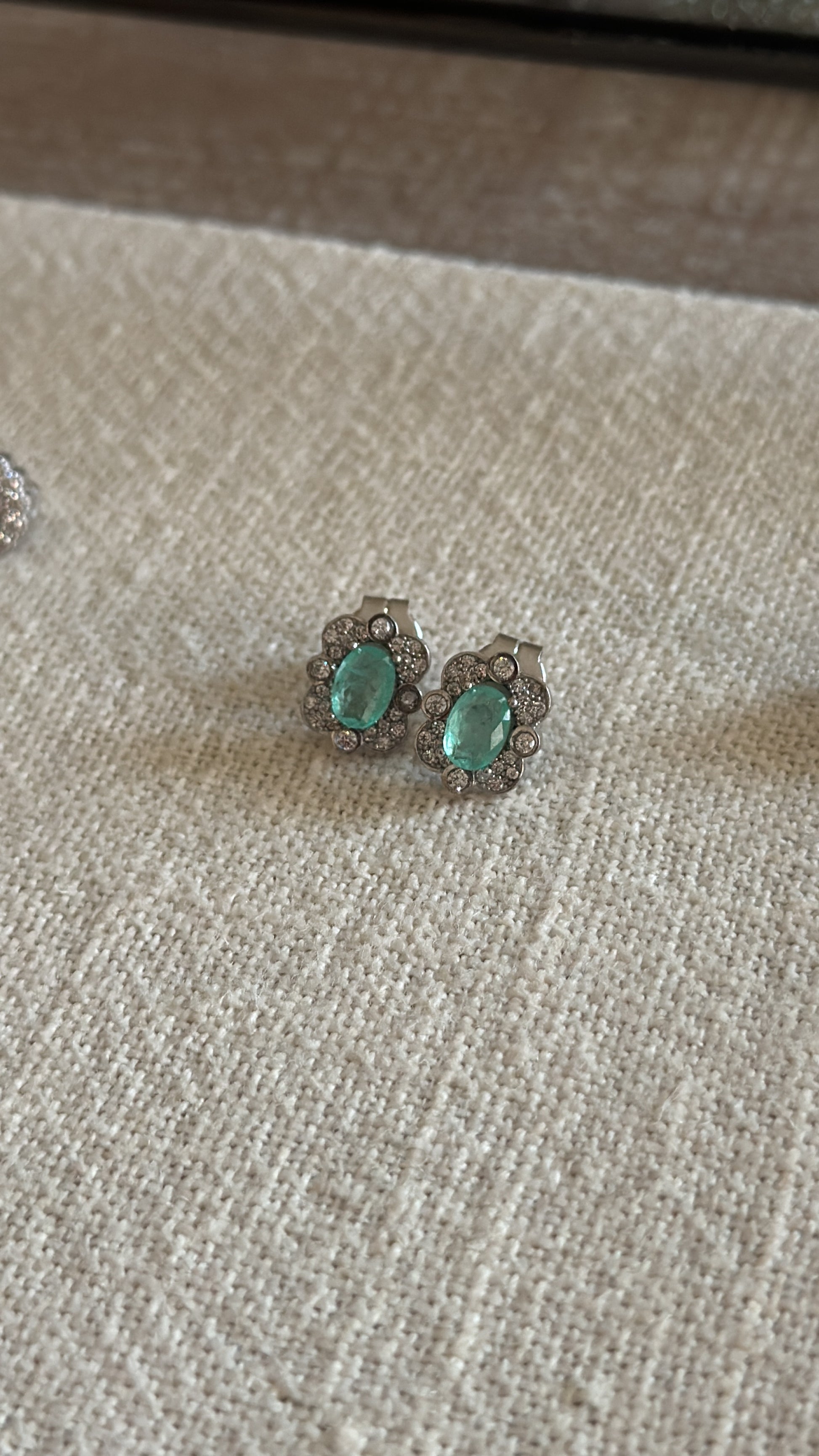Pendientes Esmeralda Califal