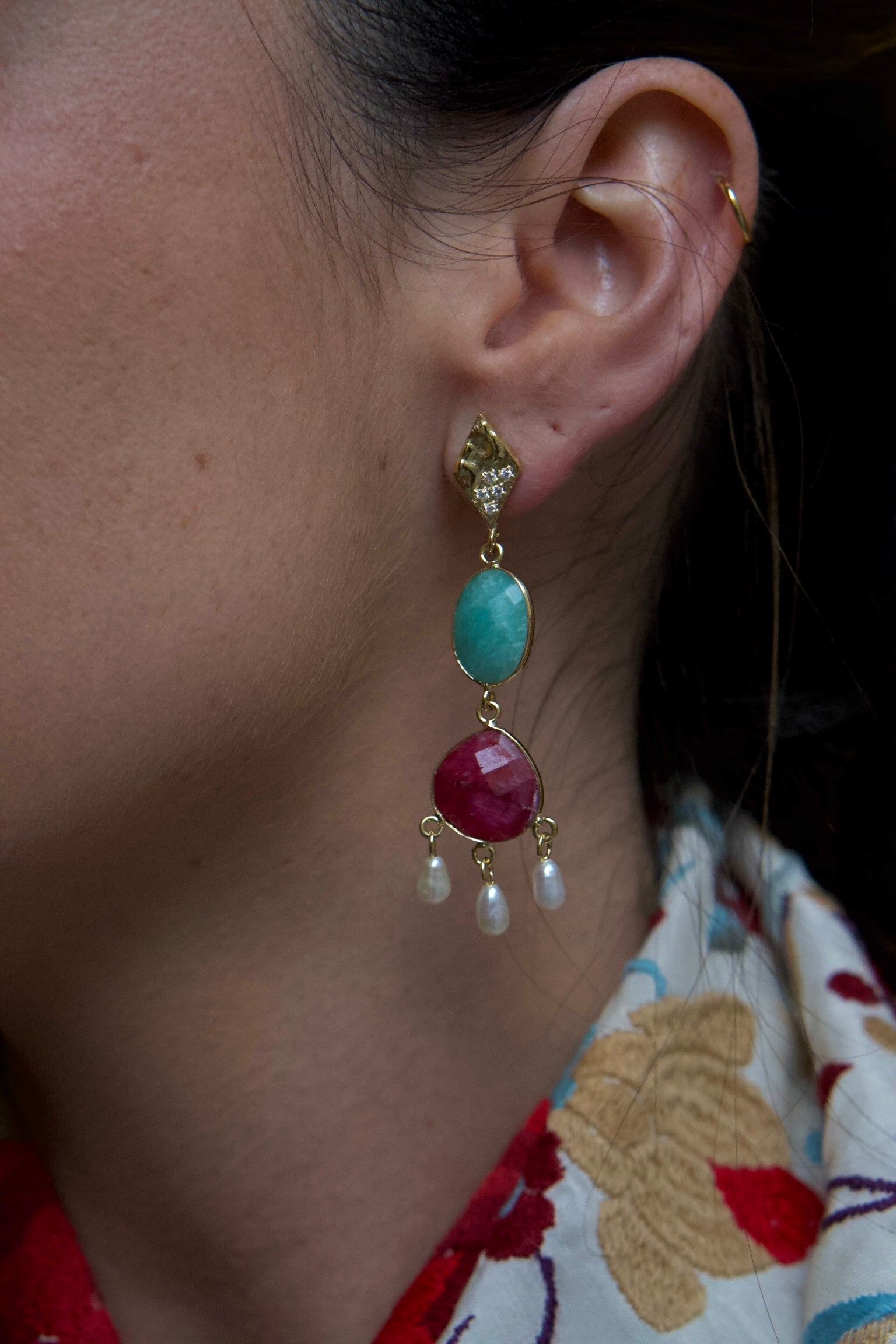 Pendientes Clavel