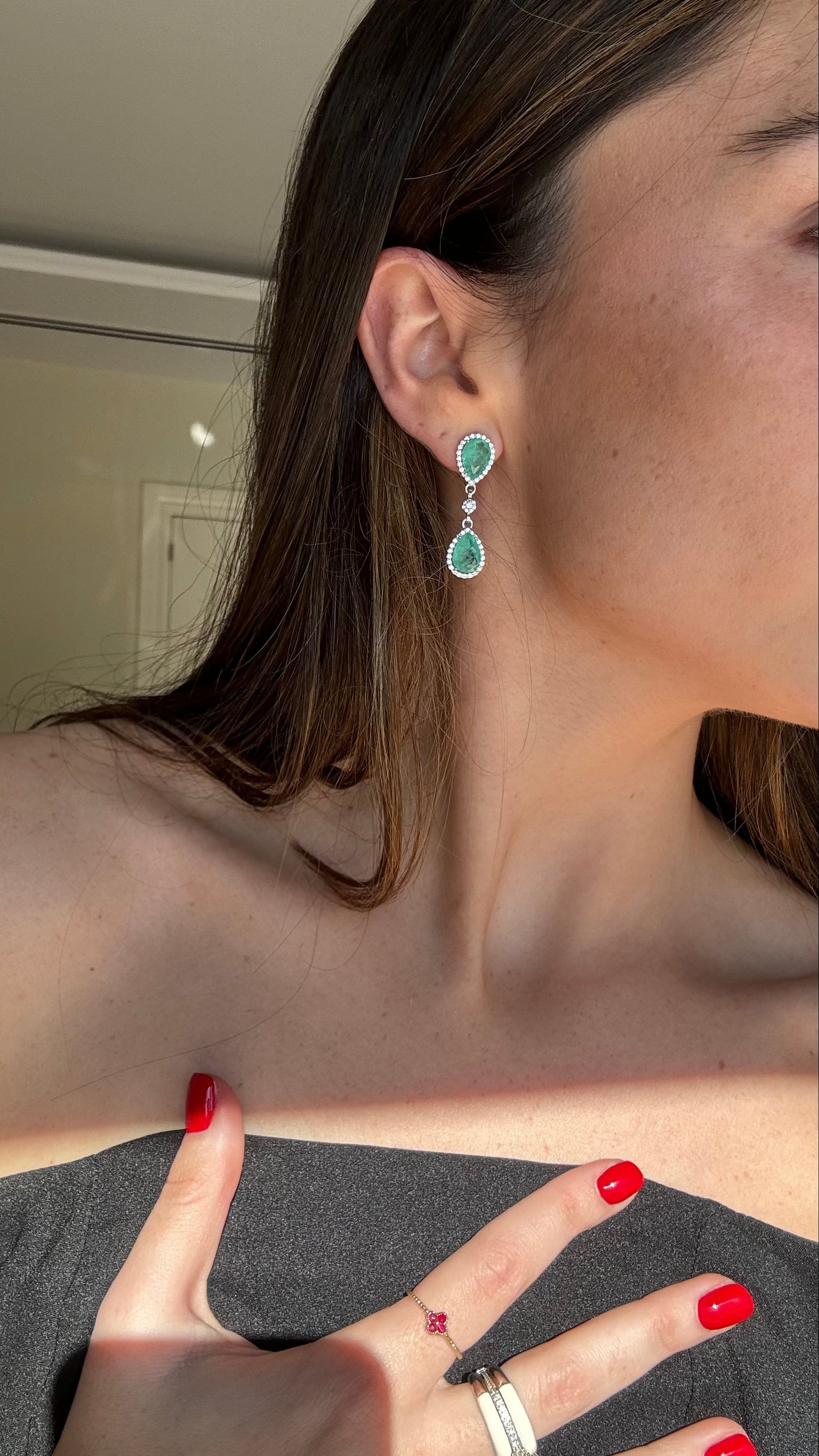 Pendientes Patio Esmeralda