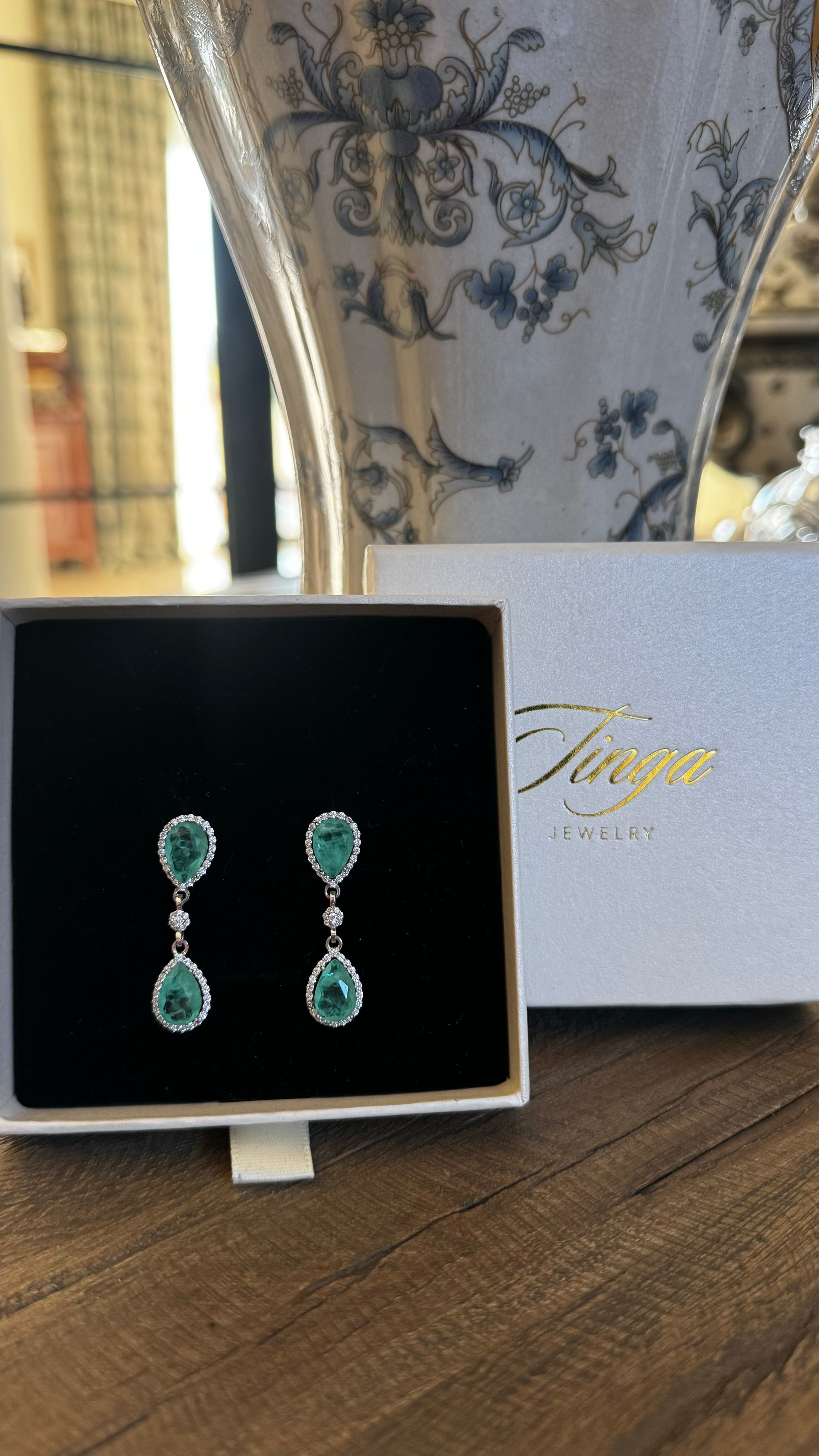 Pendientes Patio Esmeralda