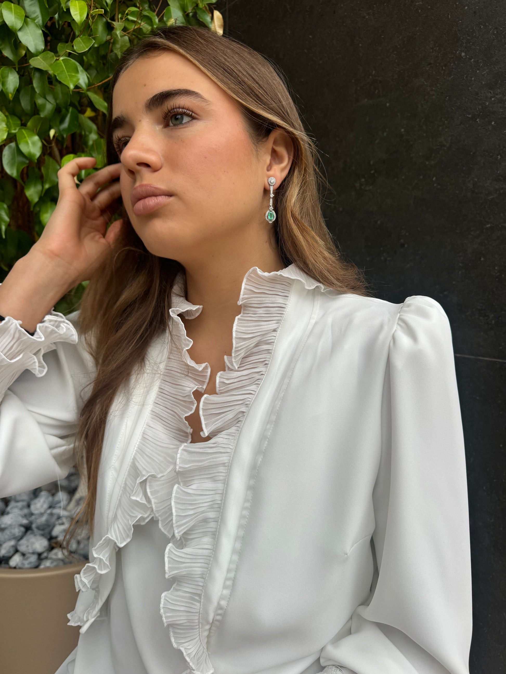 Pendientes Alcázar Esmeralda