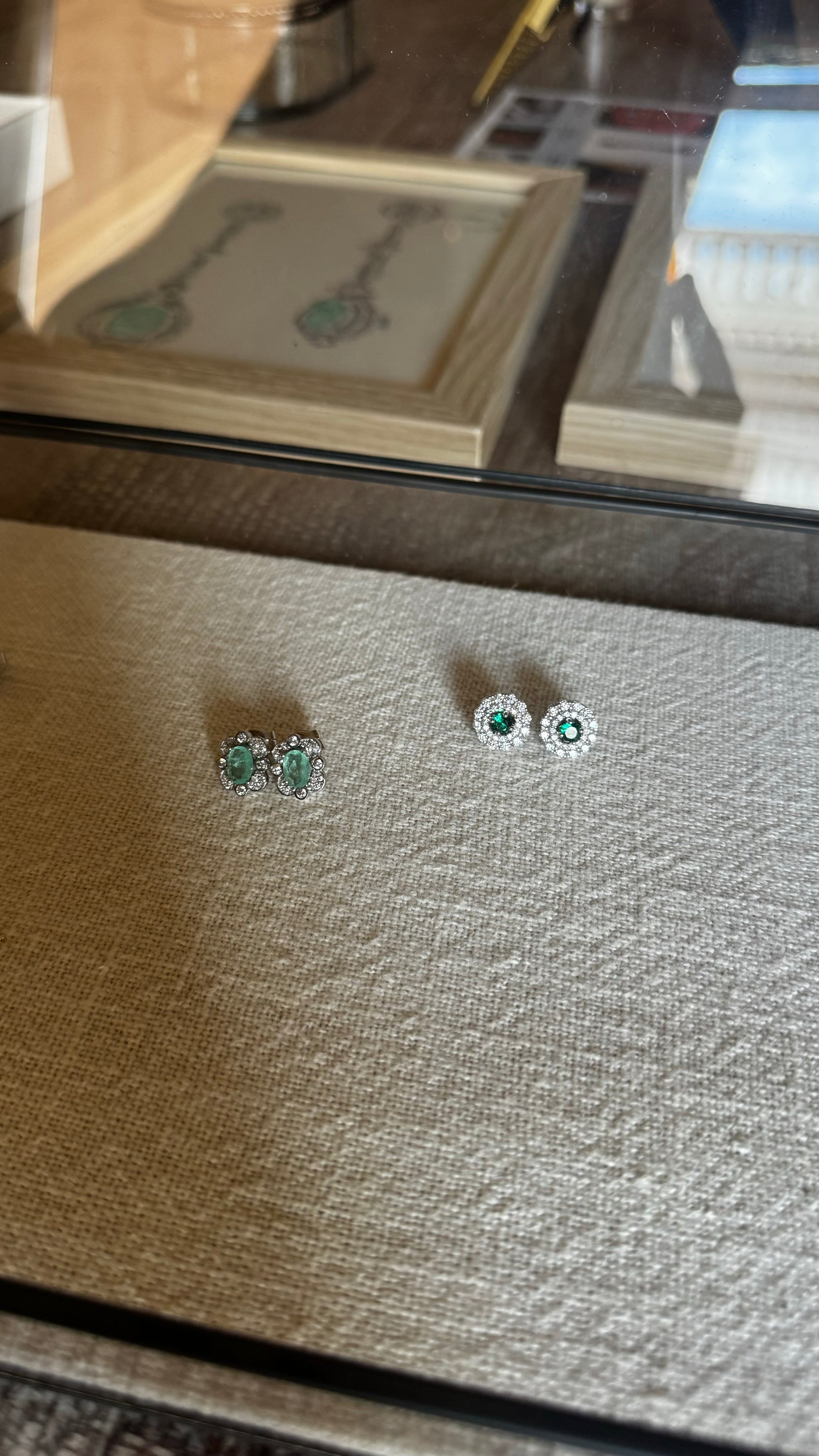 Pendientes Esmeralda Califal