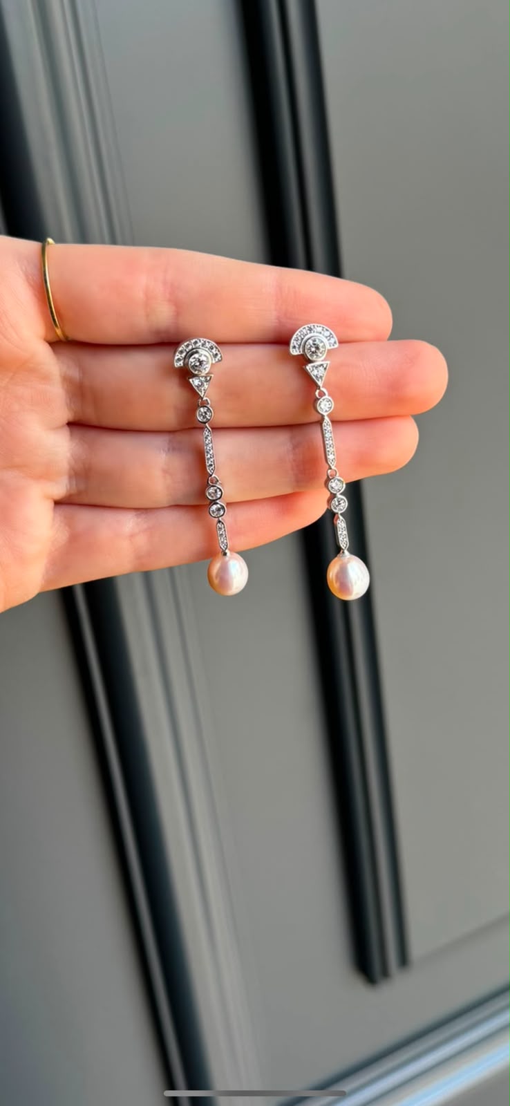 Pendientes Arco de Luna Largos