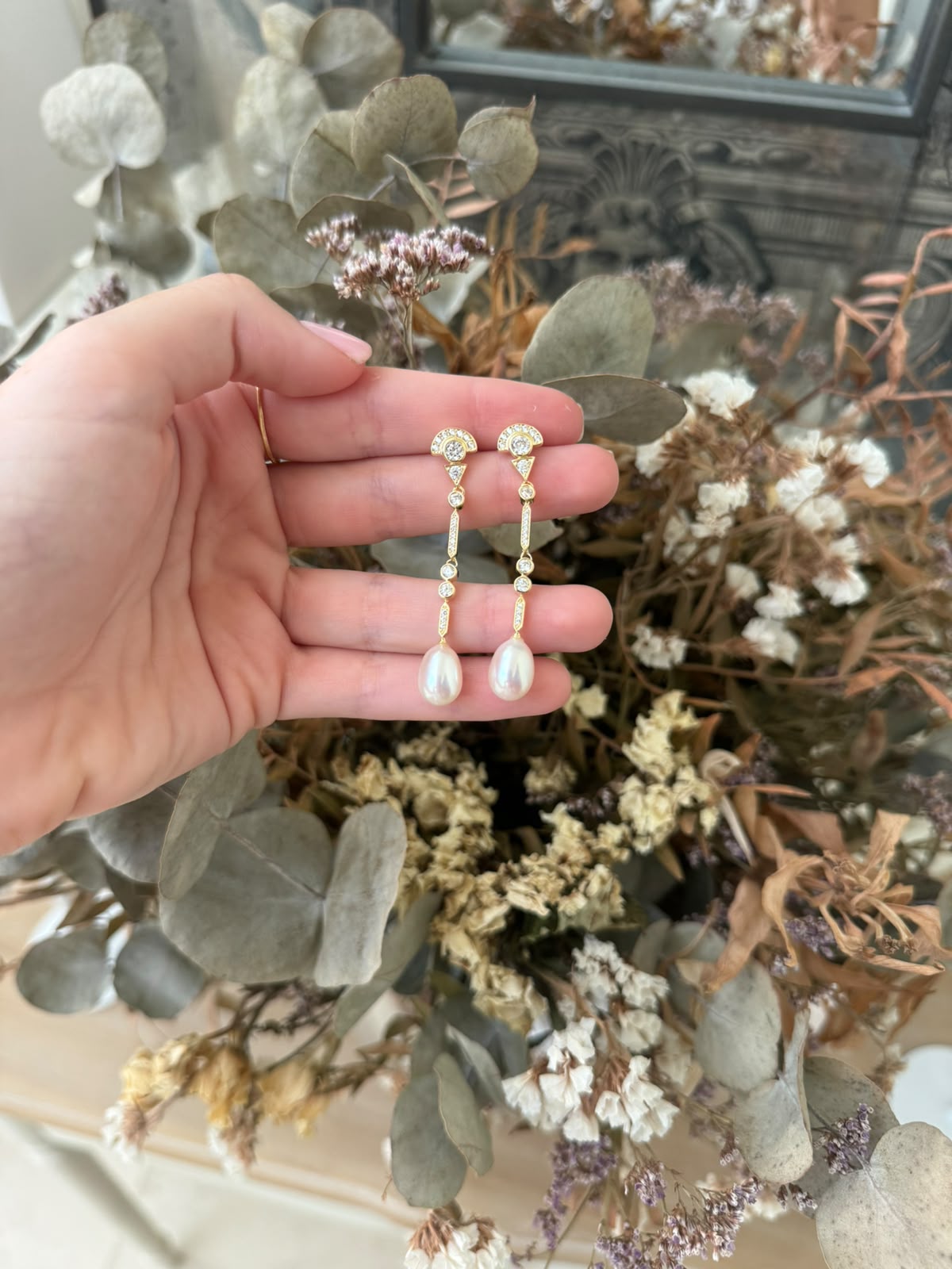 Pendientes Arco de Luna Largos