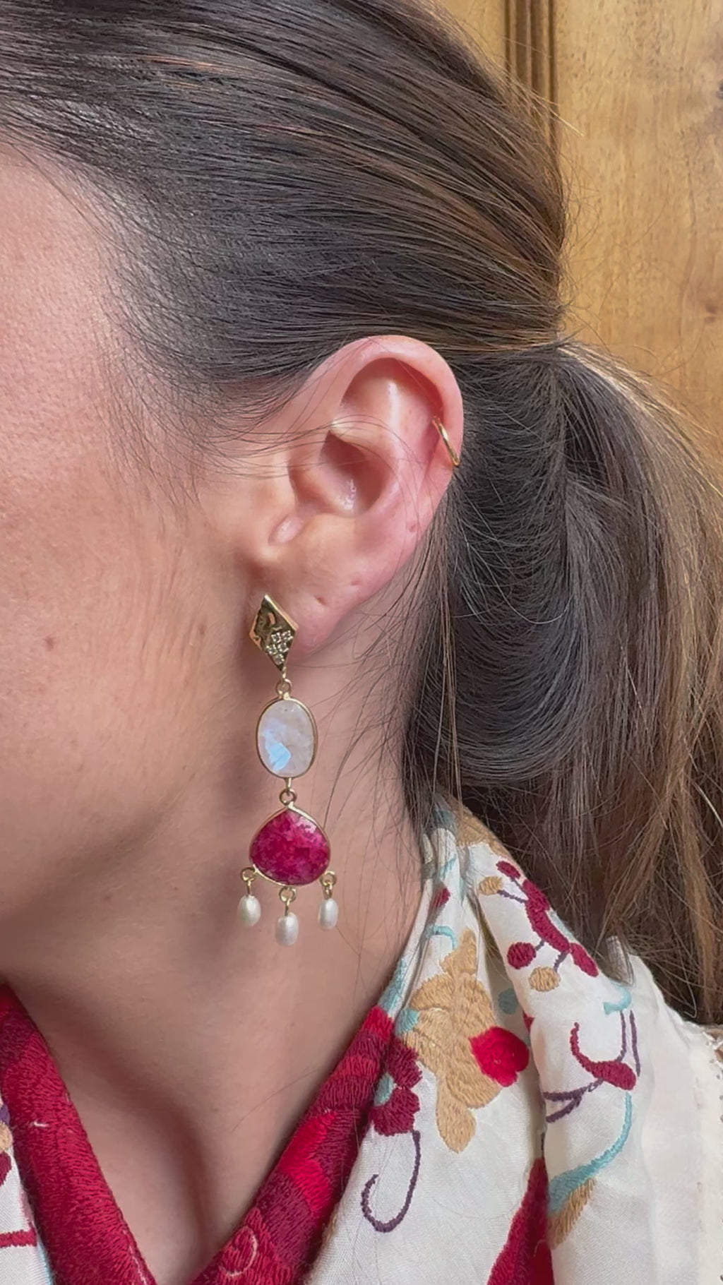 Pendientes Clavel