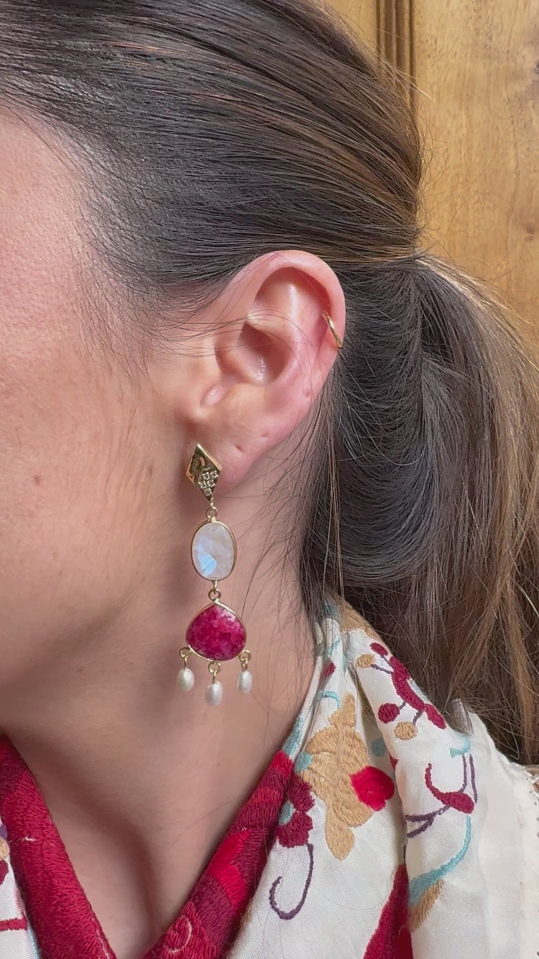 Pendientes Clavel