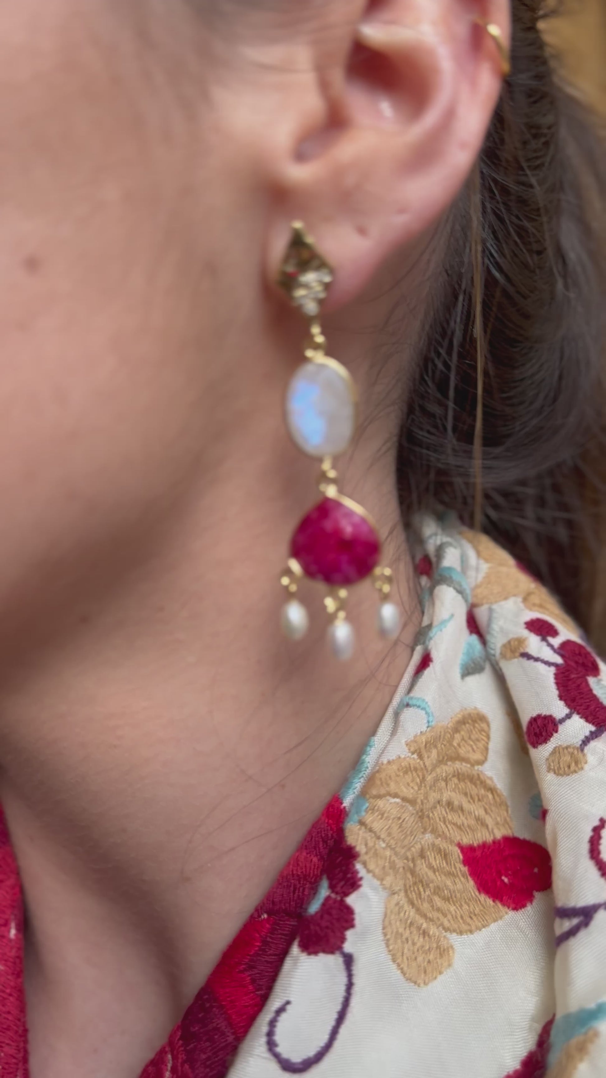 Pendientes Clavel