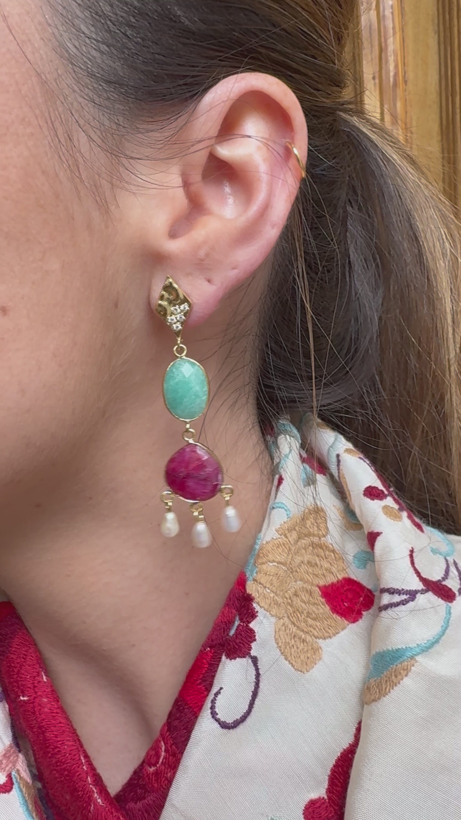 Pendientes Clavel